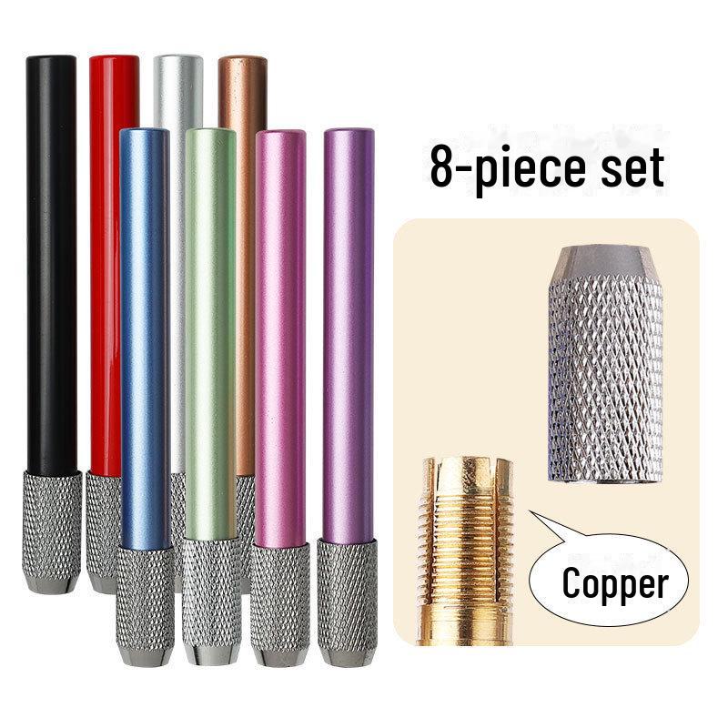 Dobbelt-hodet metall- og treblyantforlenger