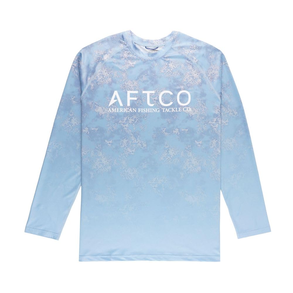 

Aftco Tactical Fade UVX LS Sun Protection Shirt AiryBlue Acid Camo XL Size Fade UVX LS Sun Protection Shirt AiryBlue Acid Camo M61198 (Tactical L)