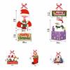5pcs Creative Door Hanging Exquisite Door Pendant Christmas Door Frame Decoration  Festive