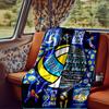 Volleyball American Flag Blanket Personalized Name Soft Comfortable Stylish Blanket Car Blanket Perfect For Travel Camping Outdoor Home Suitable For