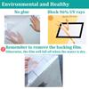 No Glue Static Cling Opaque Frosted Window Film for Home Office