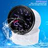 Digital Pointer Oil Pressure Gauge 7 Color Oil Pressure Meter Indicator with 0-10Bar Oil Pressure Sensor for Marine Yacht Boat