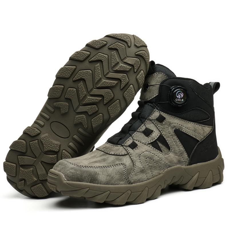 Rotating button Indestructible shoes Work Boots Safety Shoes Men Boots Puncture Proof Protection Shoes Anti scald Security Boots Comfortable Soft Sole