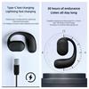 Bone Conduction Earhook Earbuds Single-ear Touch Control Bluetooth Earphone Wireless Big Capacity Battery Sport Music Headset