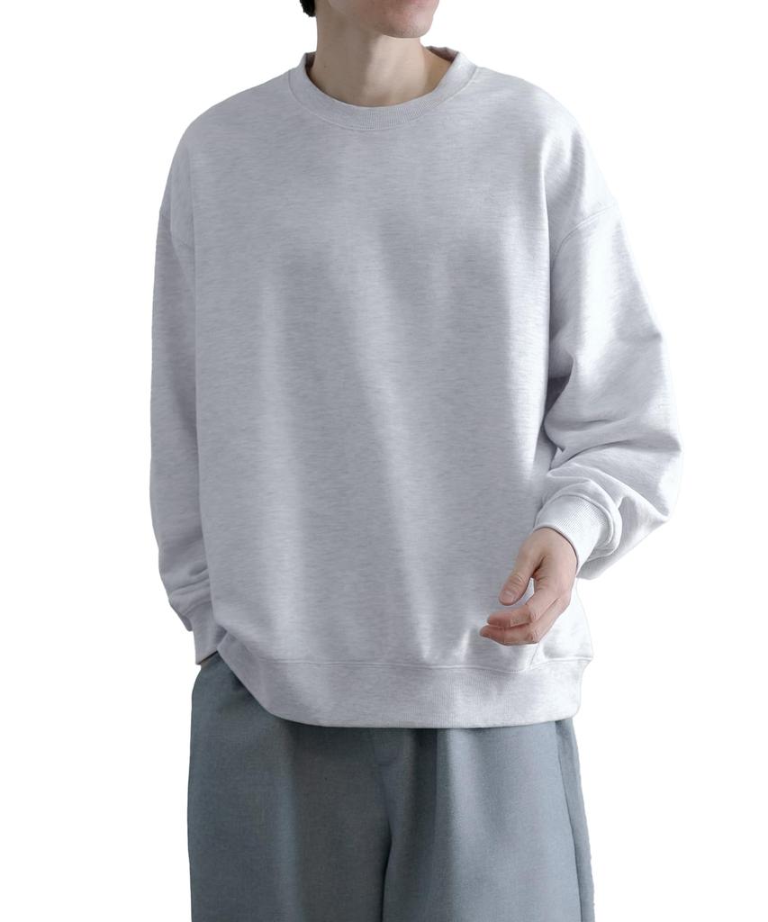 [IMPROVES] SIDE23-088 Plain Fleece Sweatshirt