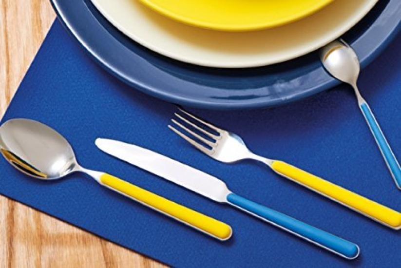 MEPRA Fantasia Dessert Set of 2 Made In Italy / (Black)