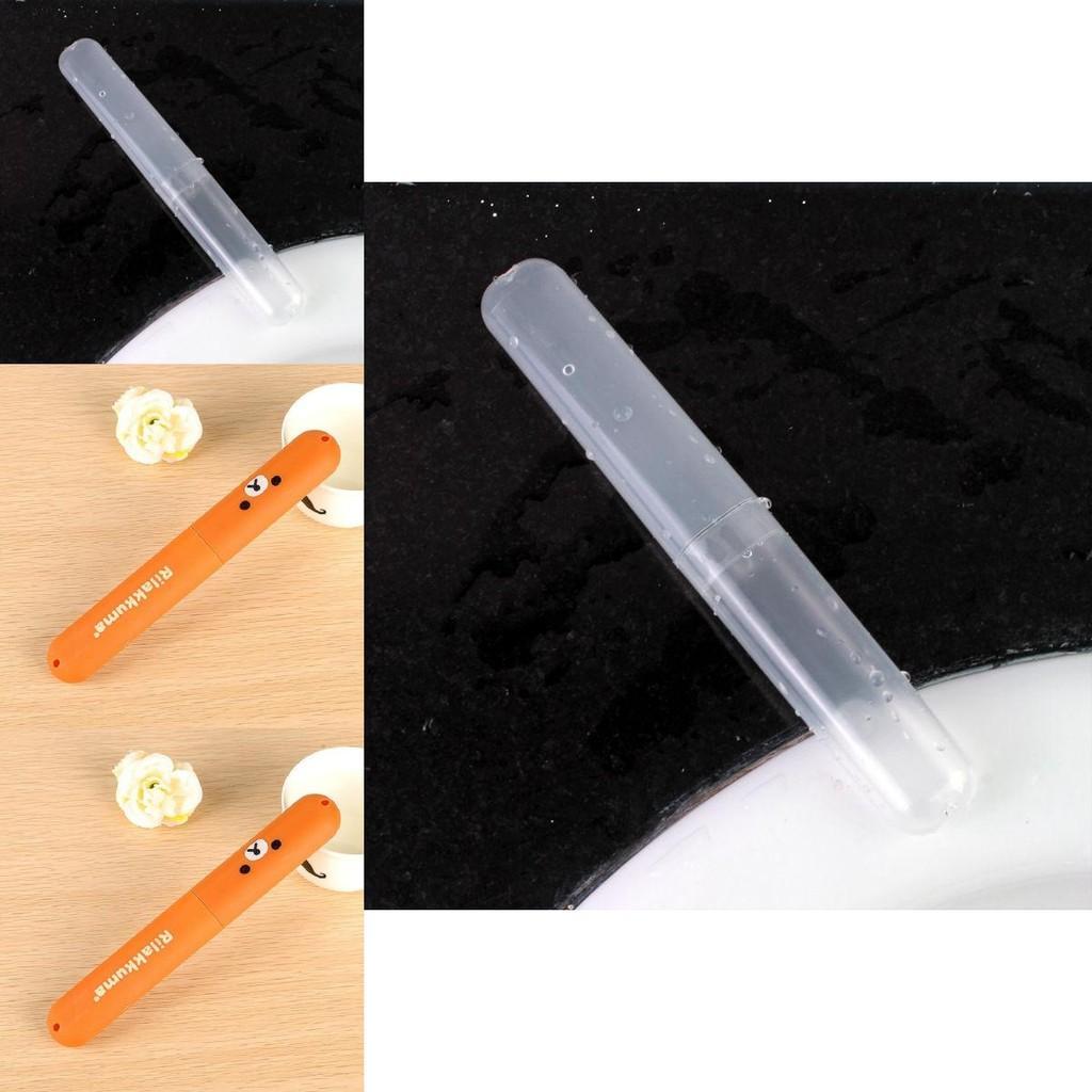 Adorable Bear Portable Toothbrush Cover Holder Storage Box For Outdoor Travel Hygiene