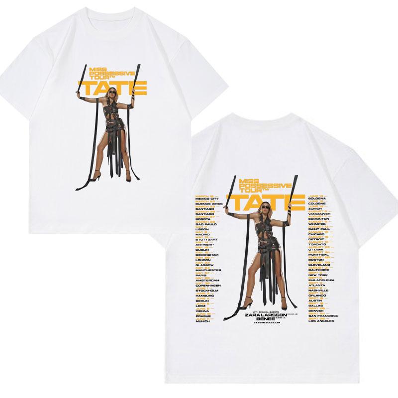 Dres Tate McRae 2025 Nová jaro-léto Pánské a dámské sportovní oblečení T8 McRae Fotbalový dres Tričko s V-výstřihem Y2k Oblečení