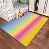 Dopamine Gradient Color Large  Carpet Non Slip Soft Cartoon Kids Bedroom Living Room Floor Mat Home Decor Children's Play Carpet