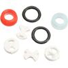 8 Stück/Set Einsatz Keramikscheibe Silikondichtung Ersatz 1/2" Wasserhahn Drehset Passend für Ventile mit 2 O-Ring Dichtungen