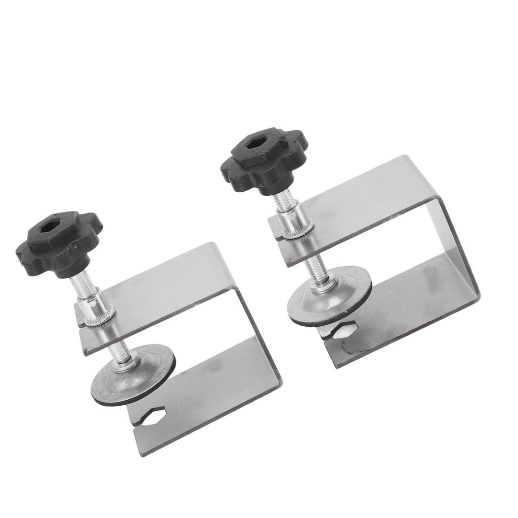 2pcs Drawer Front Installation Fixing Clamp Professional Easy Adjustment Drawer Front Mounting Clips for Woodworking