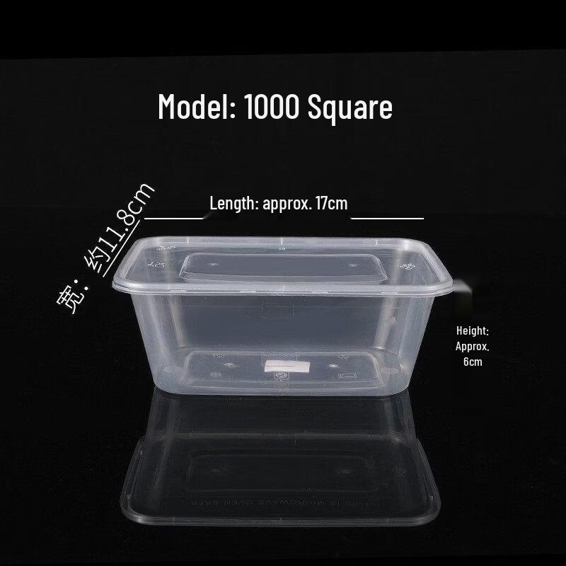 Disposable Plastic Take-Out Food Containers