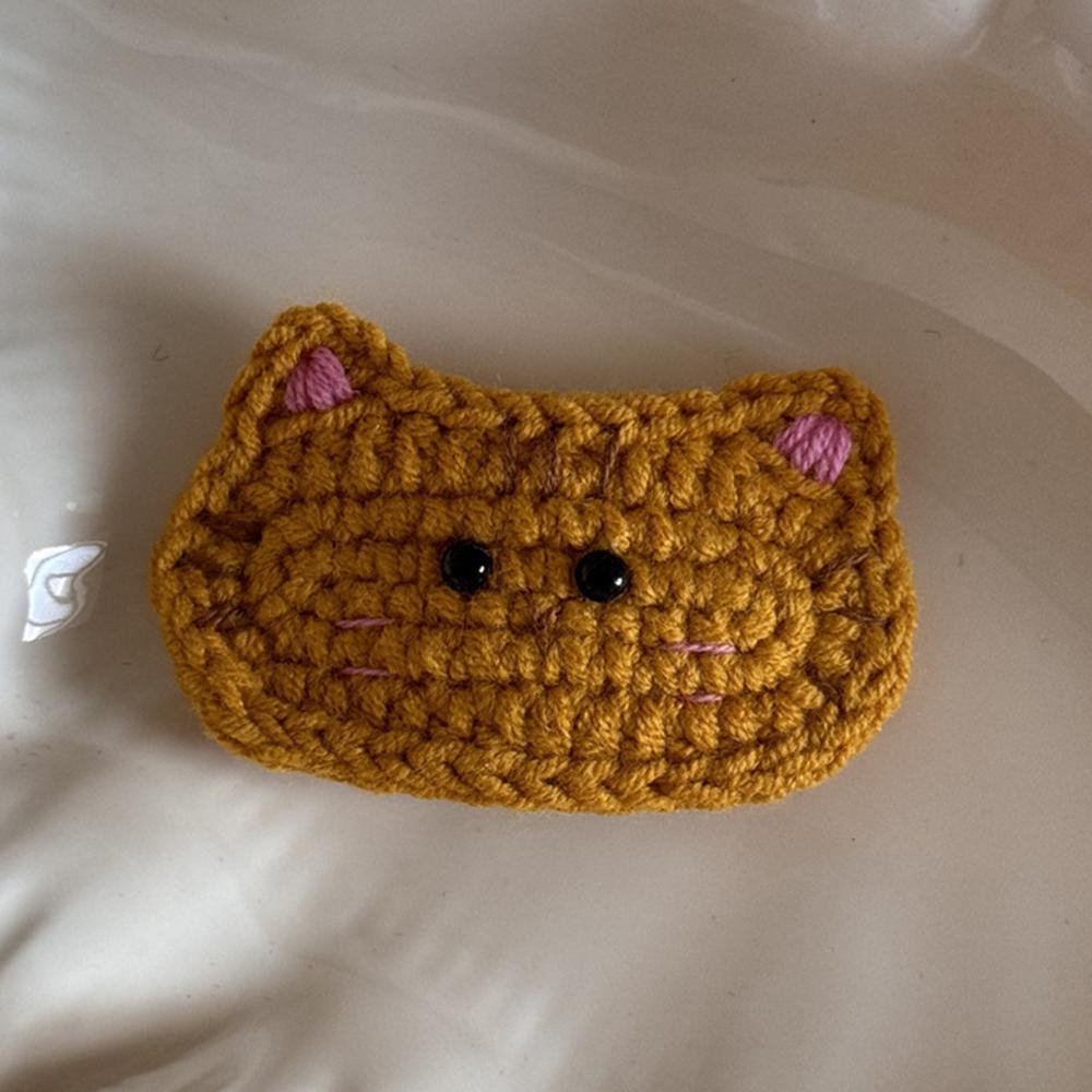 Handmade Hairpins Cat Children's Hair Accessories Crochet Hair Clips  for Women & Men