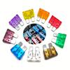 272/306Pcs Automotive Fuse Combination Kit Standard Mini and Slim Mini Car Replacement Blade Fuses Mixed Car Blade Fuses with Fuse Puller and Circuit