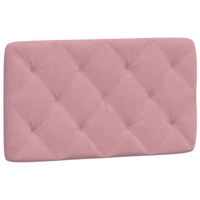 VidaXL Coussin de Tête de Lit, Oreiller de Tête de Lit avec Bandes Auto-agrippantes, Coussin Rembourré Chambre à Coucher, 374707