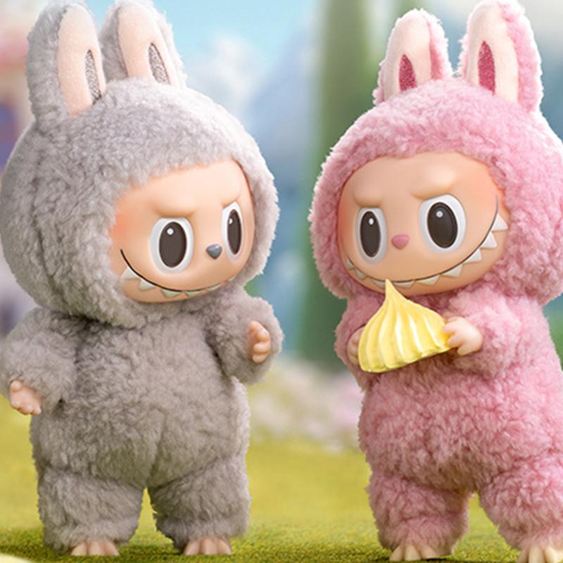 New POP MART Labubu The Monsters Exciting Macaron Lychee Berry Vinyl Plush Pendant PPMT-2310-0069