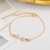 Promotional Fashion Anklet, Personalized Beach Rose Alloy Anklet Adjustable Anklet