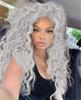 Damen Perücke Langes Synthetisches Haar Ombre Blond Lockige Perücken Weiblich Natürliche Welle Drag Queen Normale Perücke 80er Jahre Farbverlauf Perücken für Studenten