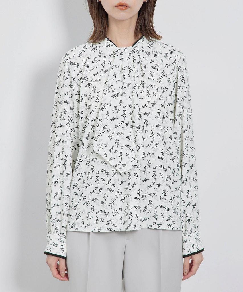 ROPE PICNIC Bowtie Women's Blouse, Off-White (15)
