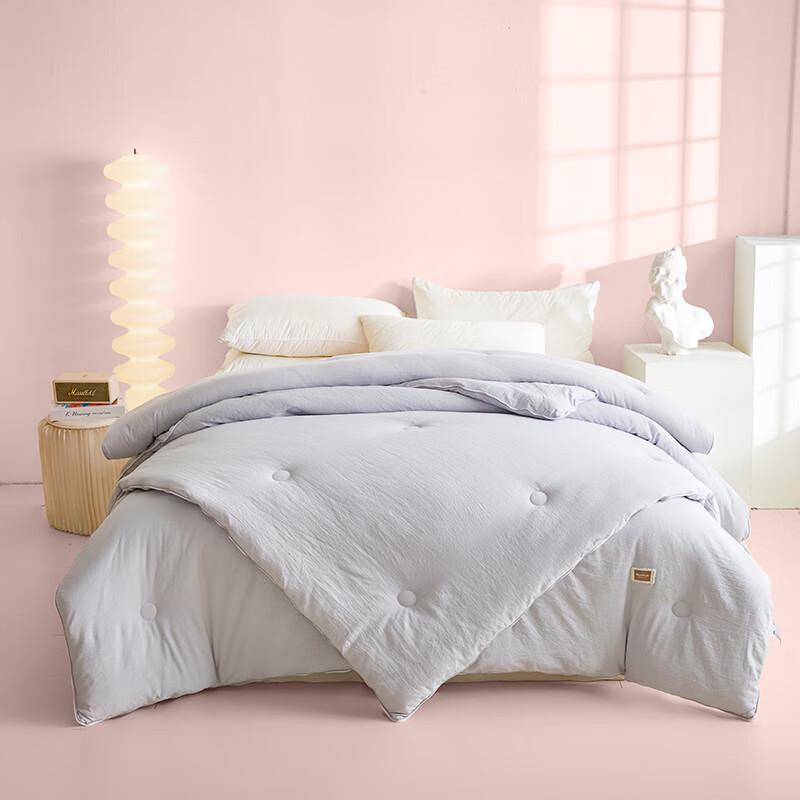 Yalu All-Season Feather Silk Cotton Duo Quilt