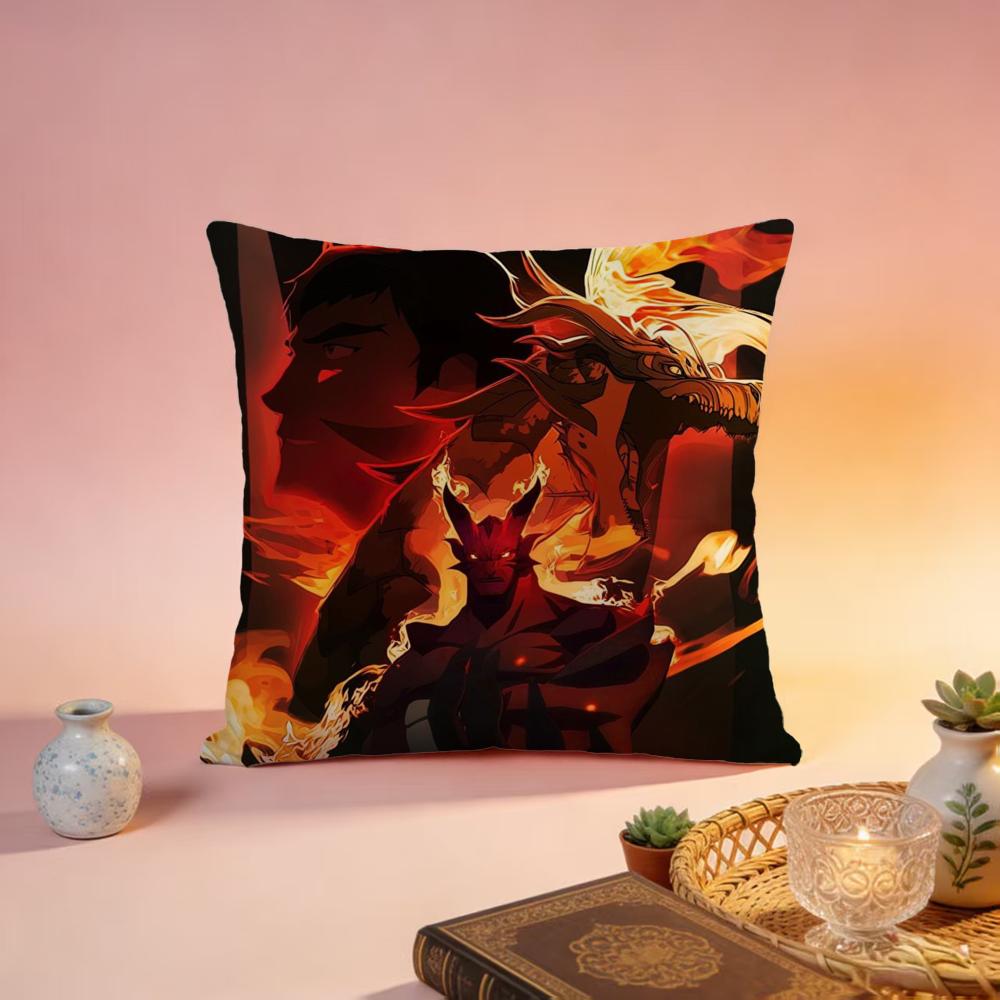 Popular DDota 2 Cushion Cover Premium SkinFriendly Pillow Case MultiPurpose for Home Office Travel