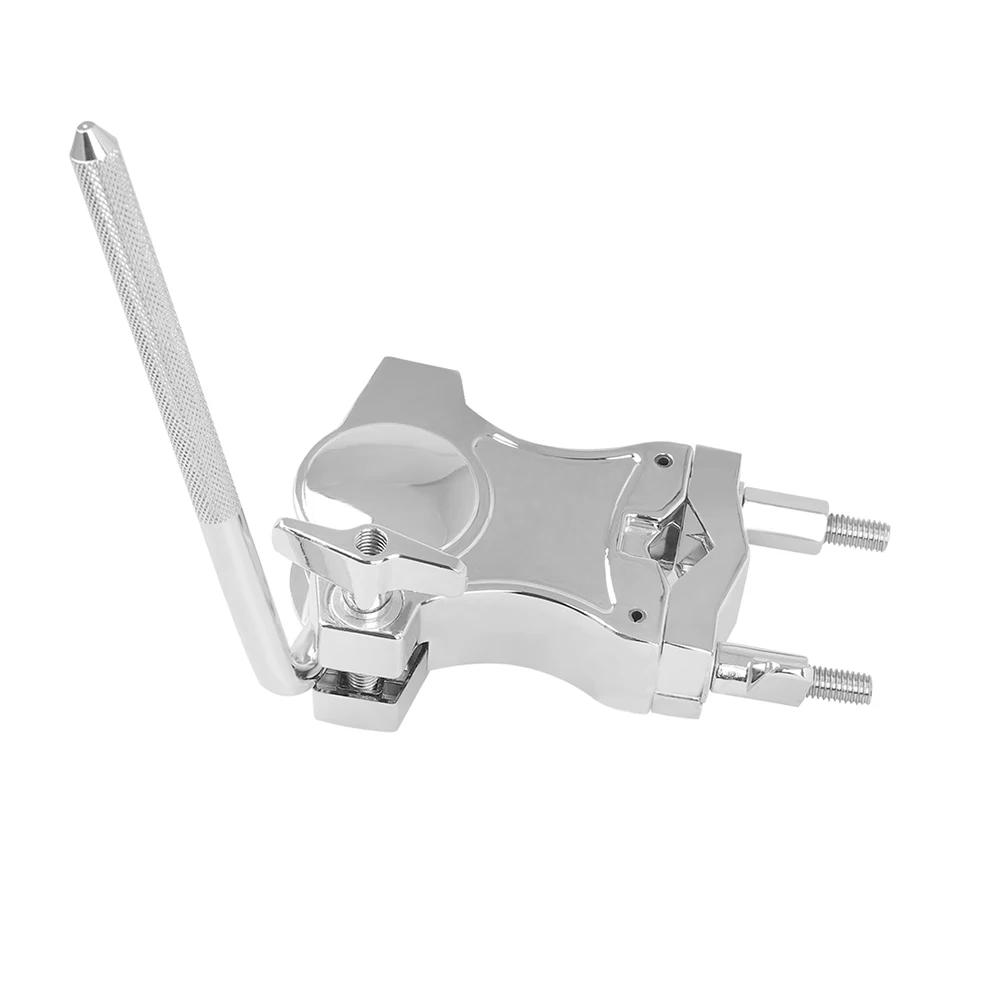 Drum Clamp Zinc Alloy Clip Drum Stand Sort Tool Reorganize Drum Clamp Silver Percussion Musical Instrument Parts & Accessories