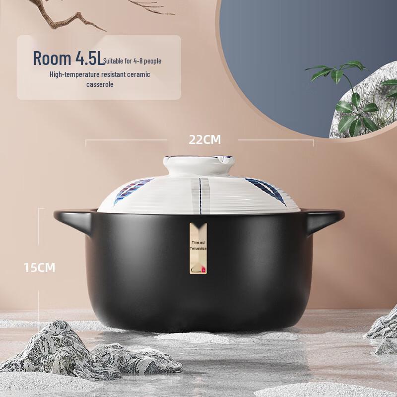 Japanese Style High-Temperature Ceramic Stew Pot