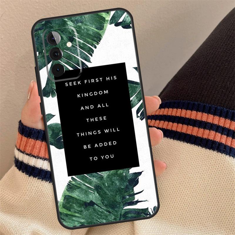 Bible Jesus Christ Christian Quotes Case For Samsung Galaxy A14 A54 A34 A24 A52 A32 A22 A12 A51 A71 A33 A23 A13 A53 Cover Funda