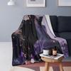 Anime Sung Jinwoo Blankets Soft Warm Flannel Throw Blanket Plush for Bed Living Room Picnic Travel Home Sofa