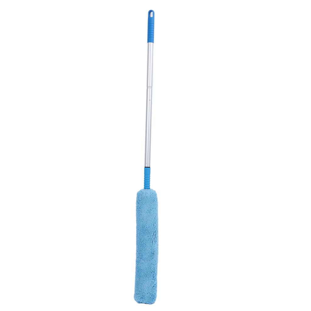 Extendable Long Handle Duster Bendable Head Dust Removal Multipurpose Soft Coral Fleece for Furnitur