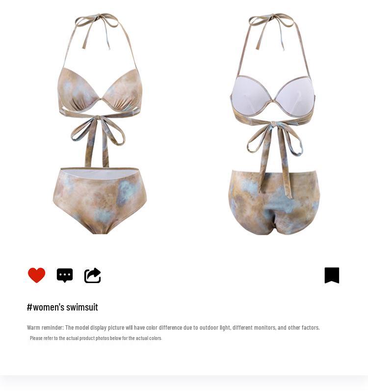 2024 Women's Sexy Four-Piece Bikini Set: High-End Long-Sleeve Seaside Vacation Swimwear