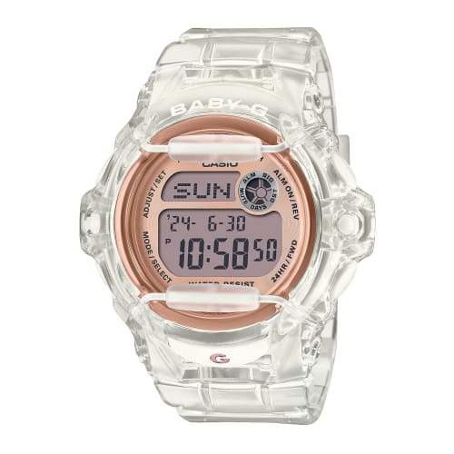

Часы Casio Babygie Super Illuminator Тип (Светодиодный светильник высокой яркости) BG-169UG-7BJF Женский скелетон