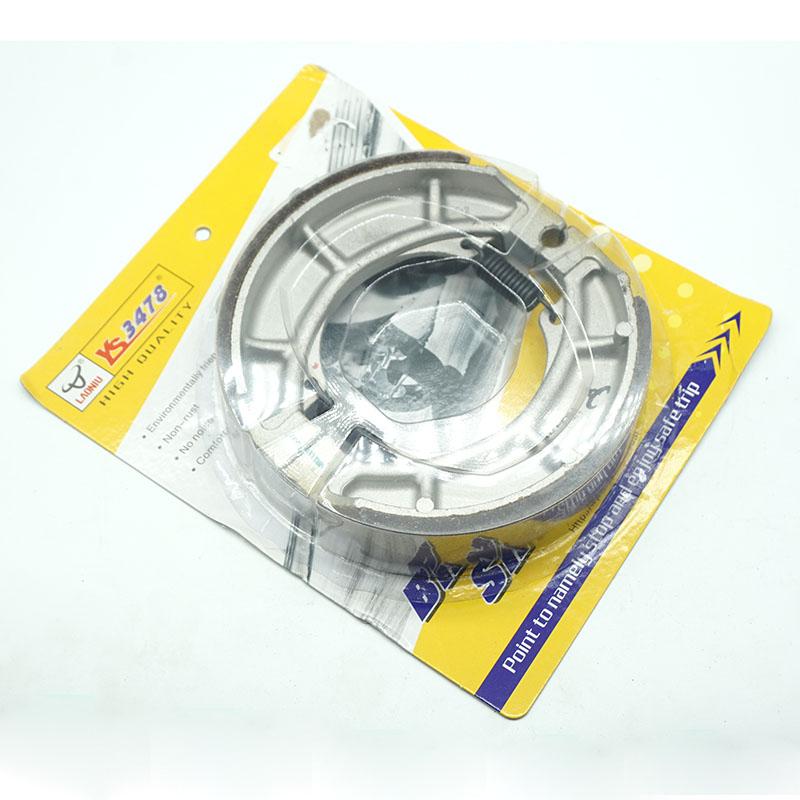Motorcycle Front Rear Brake Pads for SUZUKI TS125 Duster 1974-1981 TS125ER 1979-1981 PE175 Enduro 1978 1979 DS185 1978-1980 Front Brake shoes