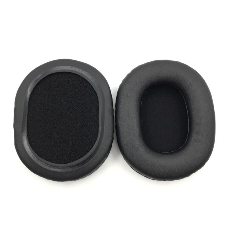 Leather Cloth Earpads for MDR-7506 7510 7520 CD900ST Earphone Memory Foam Earcups Breathable Ear Cushions
