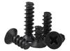 304 Stainless Steel Black Zinc Self-Tapping Screws: M2, M2.3, M2.6, M3, M4, Pan & Countersunk Flat Head
