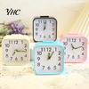 Compact Alarm Clock Non Ticking Battery Powered Silent Bedside Night Light Easy Small To Read Loud Enough Travel for Heavy Sleepers Kids Elderly