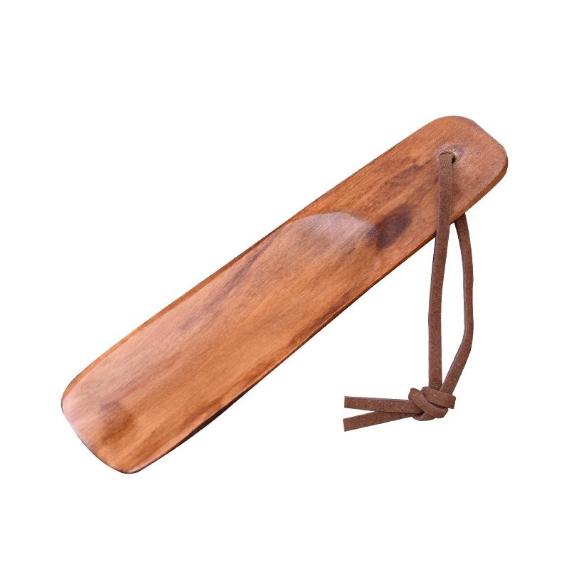Laser-Engraved Solid Wood Shoehorn: Small Shoe Slide, Hotel-Quality Shoe Puller, Wooden Shoehorn, Shoe Lifter.