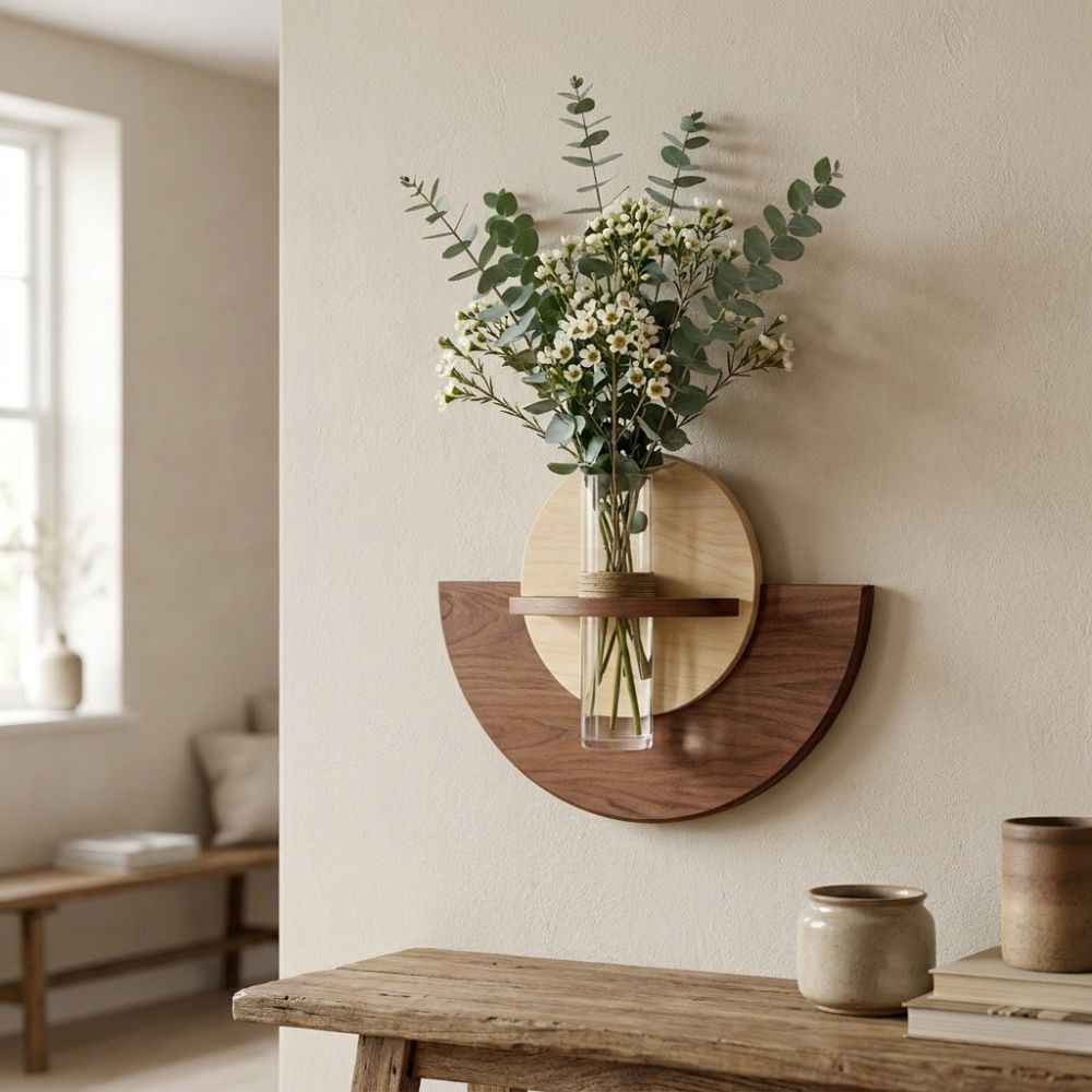 Hydroponic Display Wall Flower Vase Space Saving Hanging Plant Panel  Home Room Decor