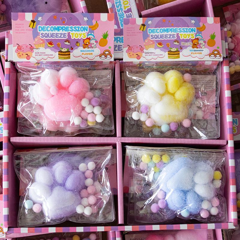 Silicone Pinchable Cat Scratch Donut: Soft, Glutinous Slow-Rebound Stress Relief Toy