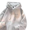 Men's Trendy Hong Kong Style Fleece-Lined Hooded Jacket - Autumn/Winter Fashion