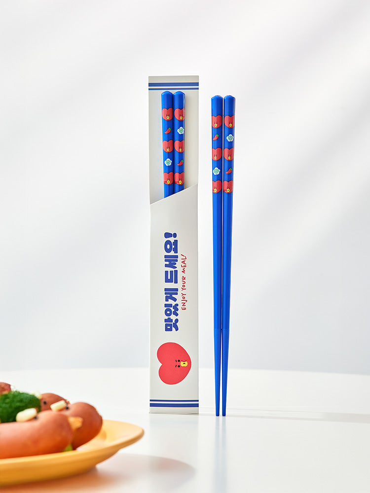 BT21 Souvenir Chopsticks (ONLY KOREA)- 7 Characters (KOYA, RJ, SHOOKY, MANG, CHIMMY, TATA, COOKY) | Official K-Pop Merchandise