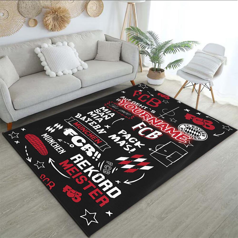 Fc Bayern München (7) Customize your name rug, office chair cushion, home bedroom living room gift.