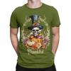 Goth Creepy Skeleton Thankful Funny 100 Cotton Tshirt Halloween Tees Tops For Unisex
