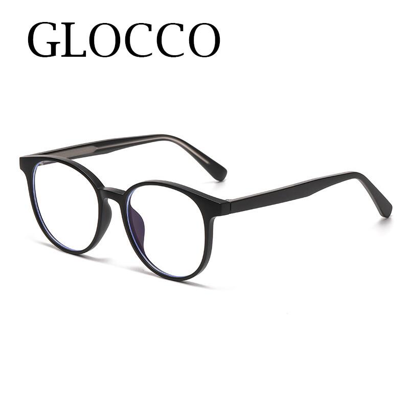 Classic Transparent Computer Glasses Frame  Anti Blue Light Blocking Glasses Optical Round Reading Eyeglassespoints 0To +6.0