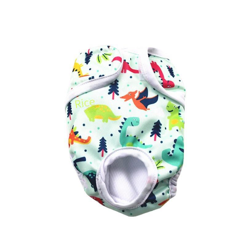 Pet Printed Anti-Harassment Menstrual Diapers for Female Dogs