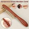 Natural Material Brass Meridian Comb Traditional Guasha Scalp Tool  Scalp Care