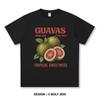 Tropical Papaya Printed Unisex Men Women T-Shirt Tees Tops 100% Cotton Hawaiian Fruit Graphic I