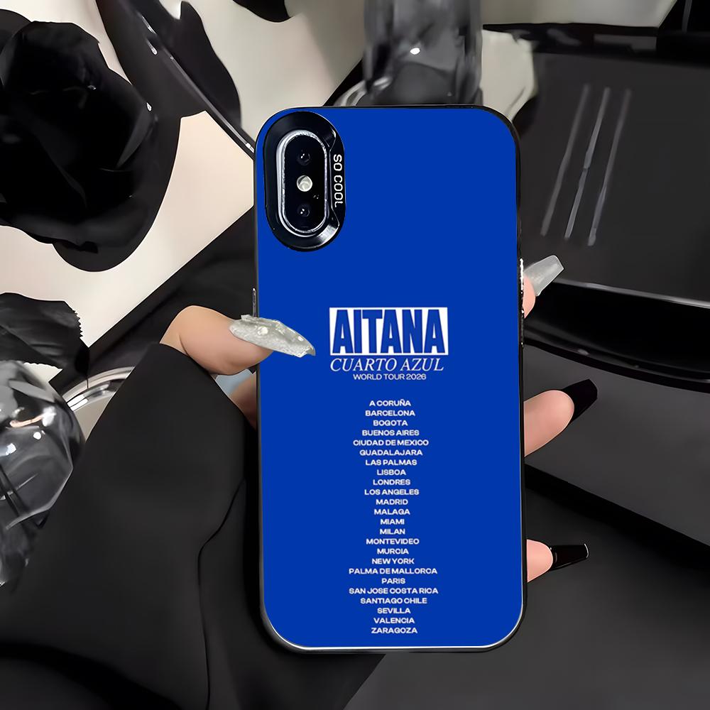 

Singer A-Aitana-Cuarto Azul Phone Case For IPhone 17 Air 16 E 15 14 Plus 13 12 11 Pro Max Colored Silver Cover iPhone 16 Plus
