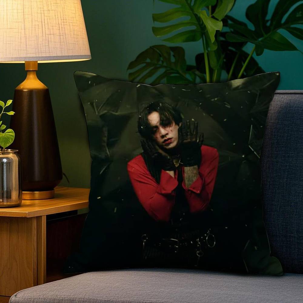 Singer D-DPR Ian Saint Pillow Case Sofa Living Room Bedroom Double-sided Printing Square Cushion Nap Time Pillow Case