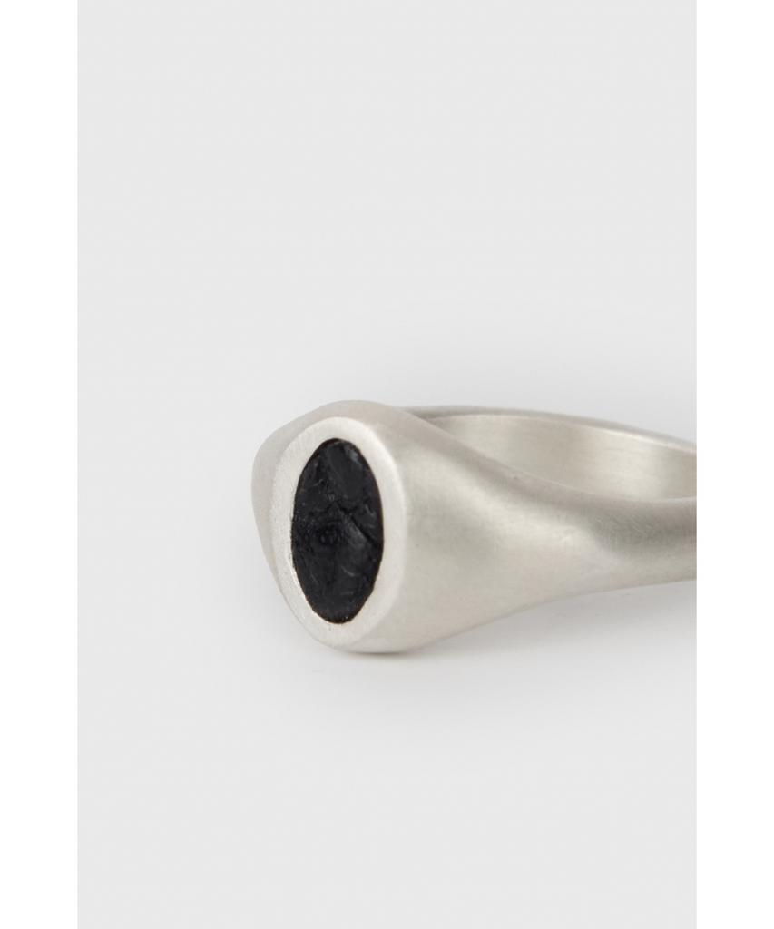 Youth Leather Point Ring - Silver